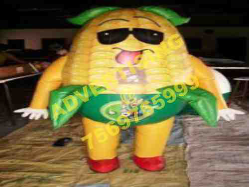 inflatable corn mascot